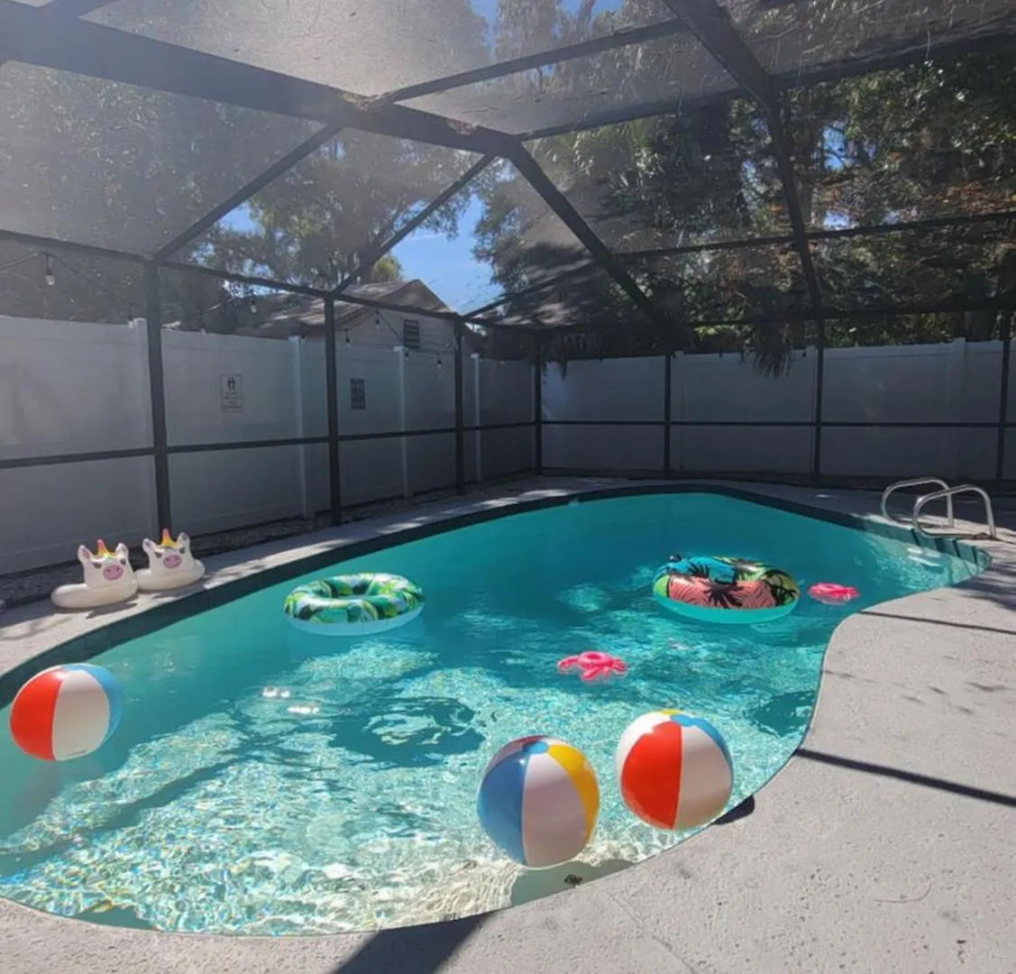 Entirehouse W/Bush Garden View_Private Heated Pool Villa Tampa 0*,